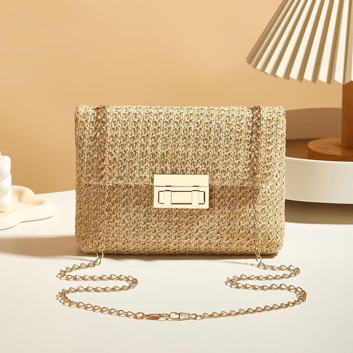 The Capri Woven Shoulder Bag