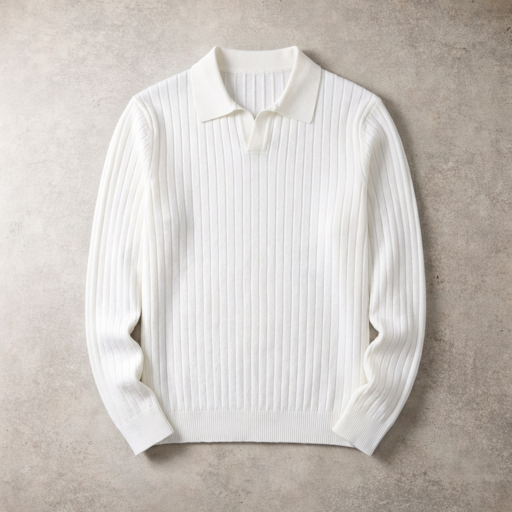 The Belgrave Ribbed Knit Polo