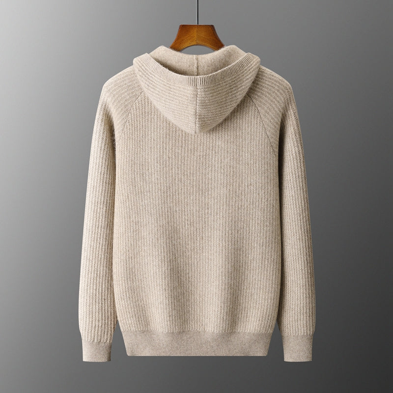 The Belgravia Cashmere Zip Cardigan