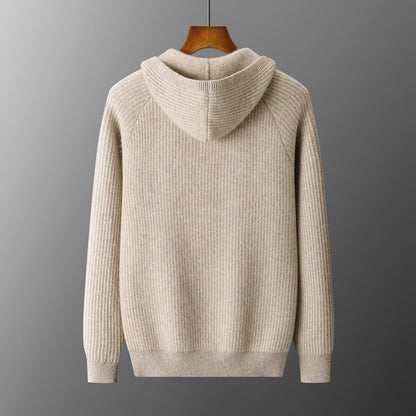 The Belgravia Cashmere Zip Cardigan