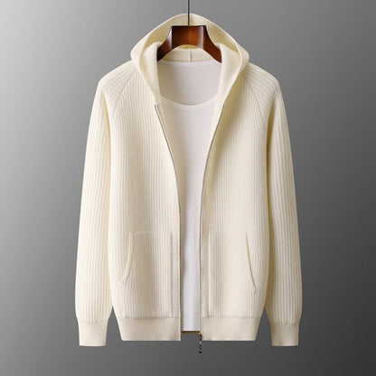 The Belgravia Cashmere Zip Cardigan