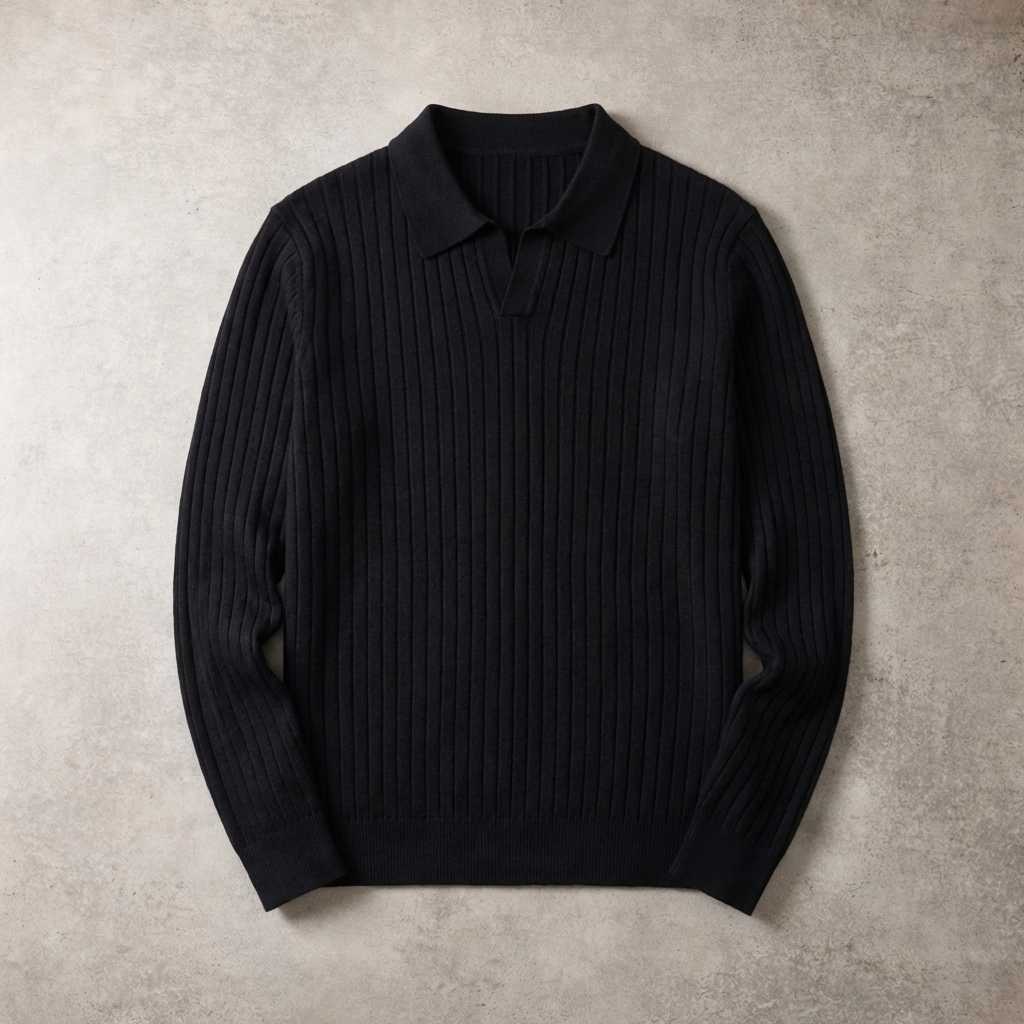 The Belgrave Ribbed Knit Polo