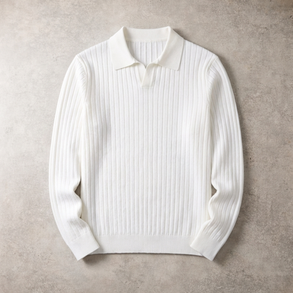 The Belgrave Ribbed Knit Polo