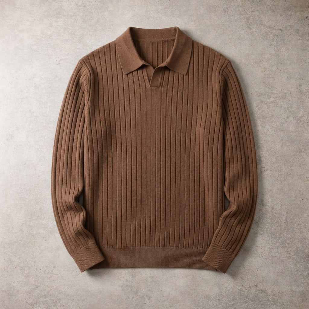 The Belgrave Ribbed Knit Polo